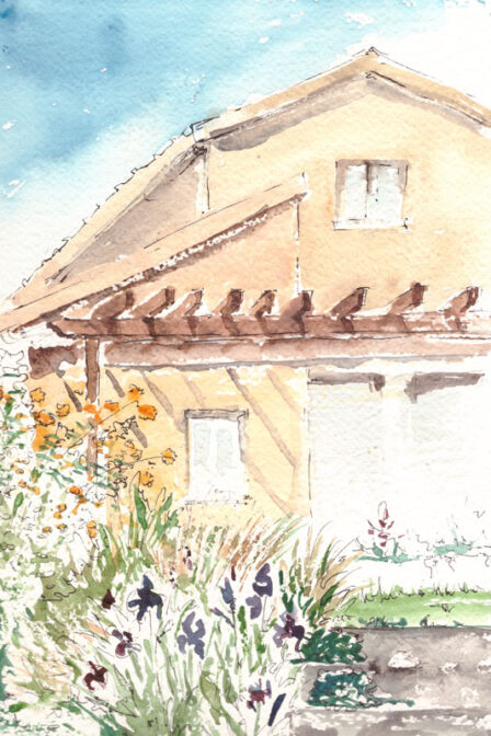 Il Colle. Tuscan country garden